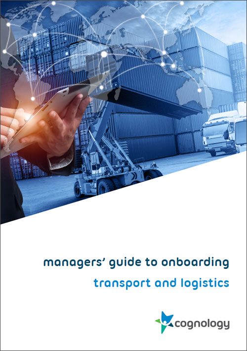 Managers Guide to Onboarding - Transport and Logistics cover